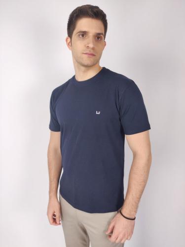 Leonardo Uomo T-Shirt - Σκούρο‌‌ μπλε - LU022002